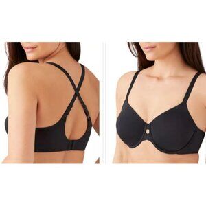 Wacoal Superbly Smooth Underwire Bra Women Size 34D NWT Convertible Black